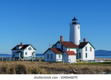 New Dungeness Lighthouse, Washington State, USA