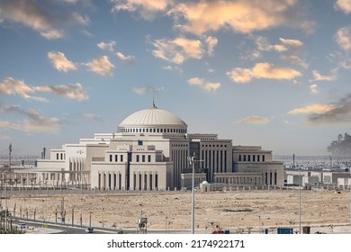 New Egyptian parliament in  The new administrative capital - Shutterstock ID 2174922171