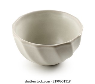 new empty ceramic bowl isolated on white background - Powered by Shutterstock