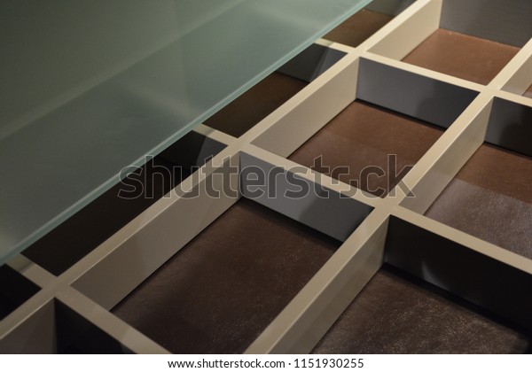 New and Empty Partitioned Wardrobe drawer,\
Bedroom furniture design\
element