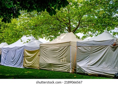 New Entertainment Tent At A Meadow - Photo