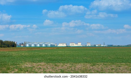 New Factory For The Production Of Plant Protection Products In The Middle Of The Field