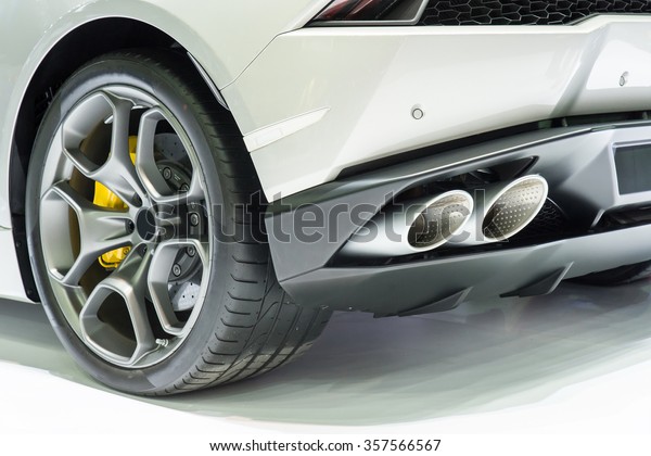 New generation of sportive mufflers. Rectangular
Car Exhaust Tail
