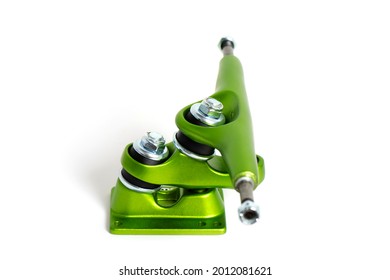 New Green Double Kingpin Truck For Skateboard Surfskate Or Longboard. 