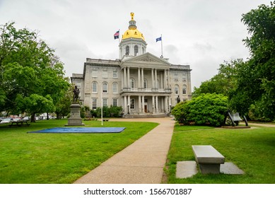 New Hampshire State House capitol building in Concord NH.
