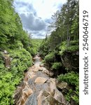 New Hampshire, White Mountains, Flume Gorge, Franconia, State Park