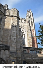 New Haven, CT, USA - 9.3. 2022: Yale University, Sterling Law Building. Yale Law School