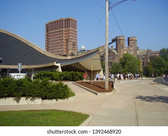 New Haven, CT/USA - September 17, 2017 Yale University David S. Ingalls Hockey Rink