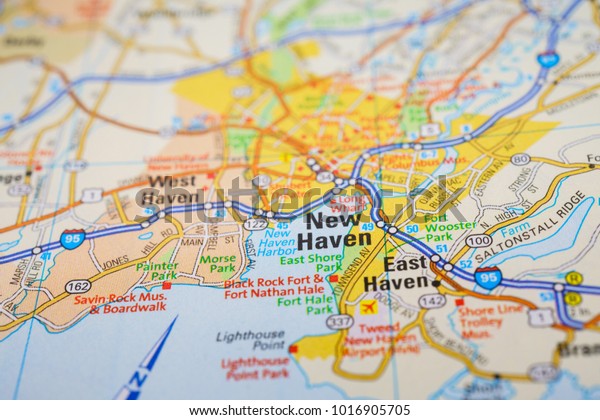 New Haven Map Background Stock Photo (Edit Now) 1016905705