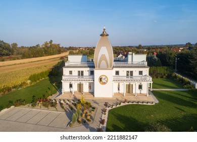 New Hindu Temple Radha Govind Bhakti Yog Mandir In Brzegi Near Krakow In Poland