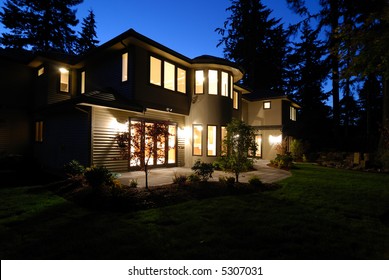 New House At Night