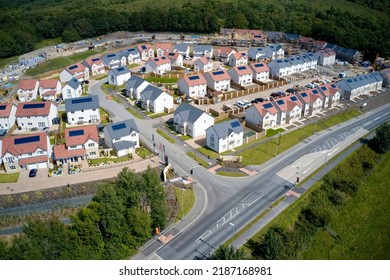 New housing development building houses for increased demand in rural areas - Shutterstock ID 2187168981