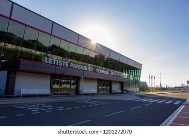 New international airport terminal Pardubice, Czech republic, 7 October 2018