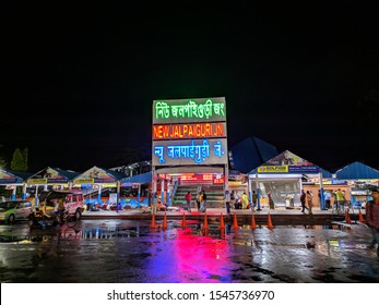 New Jalpaiguri Junction Railway, Darjeeling - May 1 2019- NJP Station In A Night.
Entry Point To Darjeeling, Nepal, Sikkim, Bhutan, Bangladesh And 7 Sister States Of India.