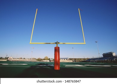 NEW JERSEY - CIRCA 1993: Goal Posts On Football Field, NJ