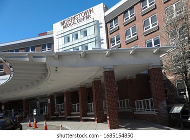 New Jersey, USA: A View Of Morristown Medical Center Is Seen On Friday, March 27, 2020 In, Morristown, New Jersey.