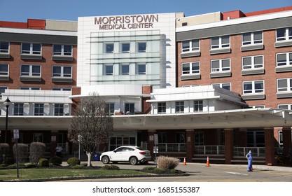 New Jersey, USA: A View Of Morristown Medical Center Is Seen On Friday, March 27, 2020 In, Morristown, New Jersey.