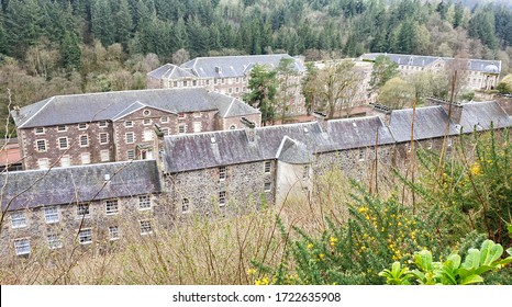 New Lanark - Cotton Mill Village Founded In 1786 - Scotland - UK