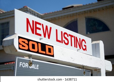 New Listing Sold Sign