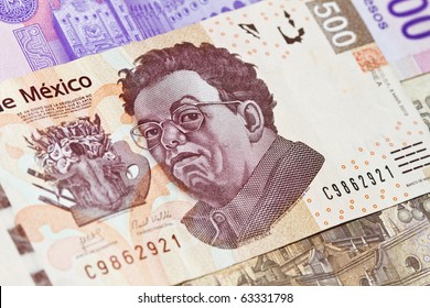 New Mexican 500 Bill Diego Rivera