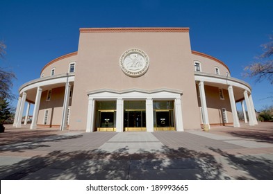 New Mexico State Capitol, located in Santa Fe, New Mexico, is the house of government of the U.S. state of New Mexico. It is the only round state capitol in the United States known as "the Roundhouse"