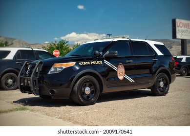 New Mexico State Police Cruiser At New Mexico State Police Station 411 E 10th St 101 Alamogordo NM 88310. 18 June 2021 1700 Hours 