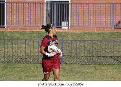 New Mexico State University Women's Soccer At Grand Canyon University In Phoenix AZ USA October 21,2016. 