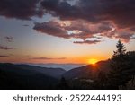 New Mexico Valley Sunset from Cloudcroft