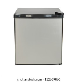  New Mini Fridge On A White Background