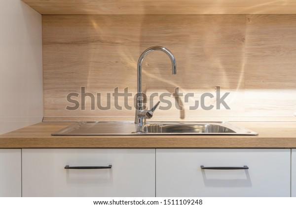 New Modern Faucet Kitchen Room Sink Stock Photo Edit Now 1511109248