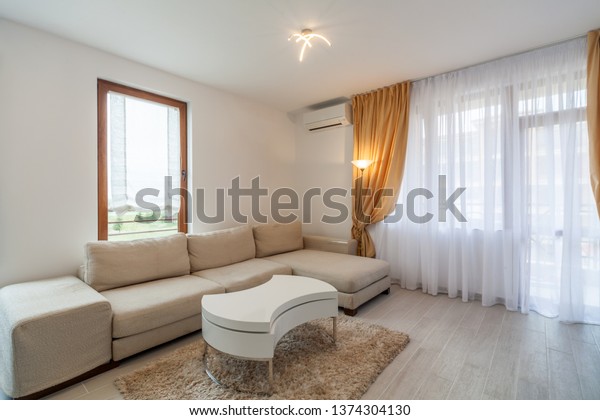 New Modern Living Room New Home Stock Photo (Edit Now) 1374304130