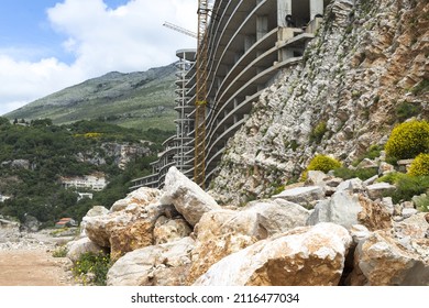 A New Monolithic Structure Building In Sveti Stefan, Budva, Montenegro