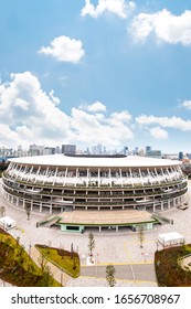 New National Stadium Under Construction For Tokyo Olympic 2020, TOKYO, JAPAN - 26 January 2020