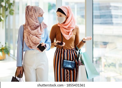 New Normal Hangout, Muslim Friends Wearing Mask