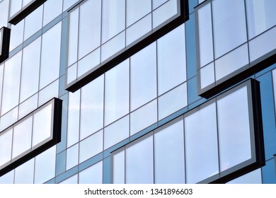 Modern Architecture Building Glass Facade Reflection Stock Photo ...