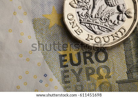 New one pound sterling coin and euro exchange rate