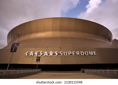 New Orleans - December 29, 2021: Caesars Superdome 