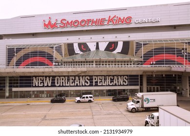 New Orleans - December 29, 2021: Smoothie King Center home of NBA's New Orleans Pelicans