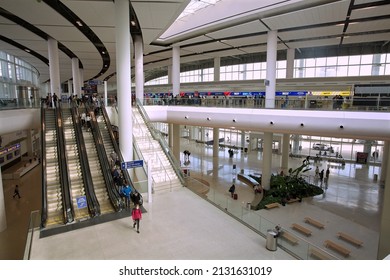 New Orleans - December 30, 2021:
Louis Armstrong New Orleans International Airport Interior