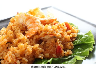 New Orleans Food, Jambalaya With Shrimp