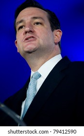 NEW ORLEANS, LA - JUNE 16: Texas Senatorial candidate Ted Cruz addresses the Republican Leadership Conference on June 16, 2011 at the Hilton Riverside New Orleans in New Orleans, LA.