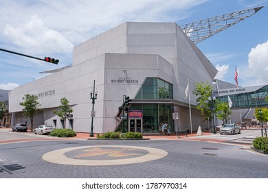 NEW ORLEANS, LA, USA - AUGUST 1, 2020: National World War II Museum In Central Business District