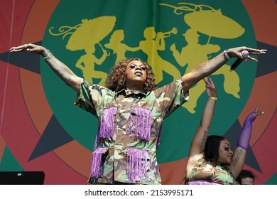 New Orleans, LA USA - Bounce Music Legend Big Freedia Performs At The 2022 New Orleans Jazz And Heritage Festival