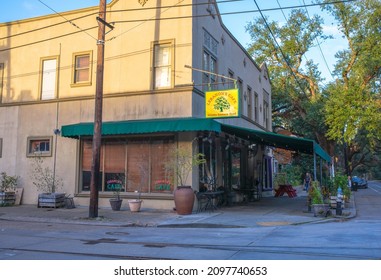 NEW ORLEANS, LA, USA - DECEMBER 25, 2021: Popular Lebanon's Cafe On Carrollton Avenue