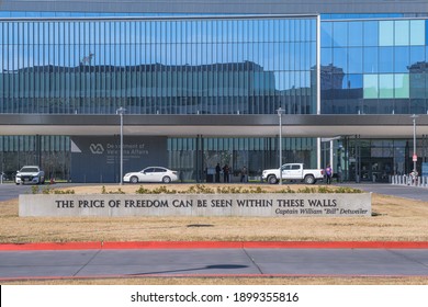 NEW ORLEANS, LA, USA - JANUARY 19, 2021: Entrance To Southeast Louisiana Veterans Hospital