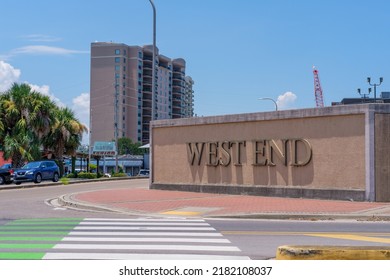 NEW ORLEANS, LA, USA - JULY 17, 2022: Wall With 