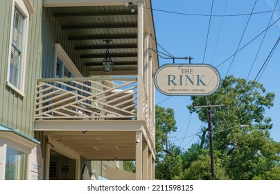 NEW ORLEANS, LA, USA - OCTOBER 8, 2022: The Rink Shopping Center In The Garden District