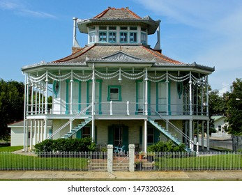 New Orleans, Louisiana - August 12, 2011:  Pagoda Style Doullut Steamboat House New Orleans