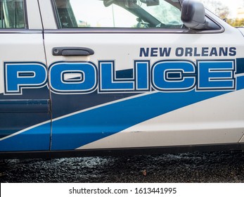 New Orleans, Louisiana - January 11, 2020: New Orleans Police Department Vehicle