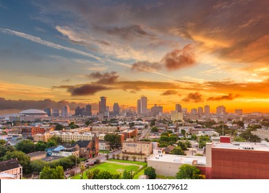 New Orleans, Louisiana, USA downtown skyline at dusk. - Powered by Shutterstock